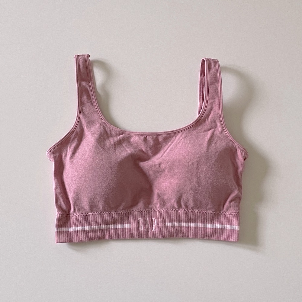 Gap Body Sports Bra Scoop GapBody Cotton Nylon Athletic Sport Bra Athleisure
